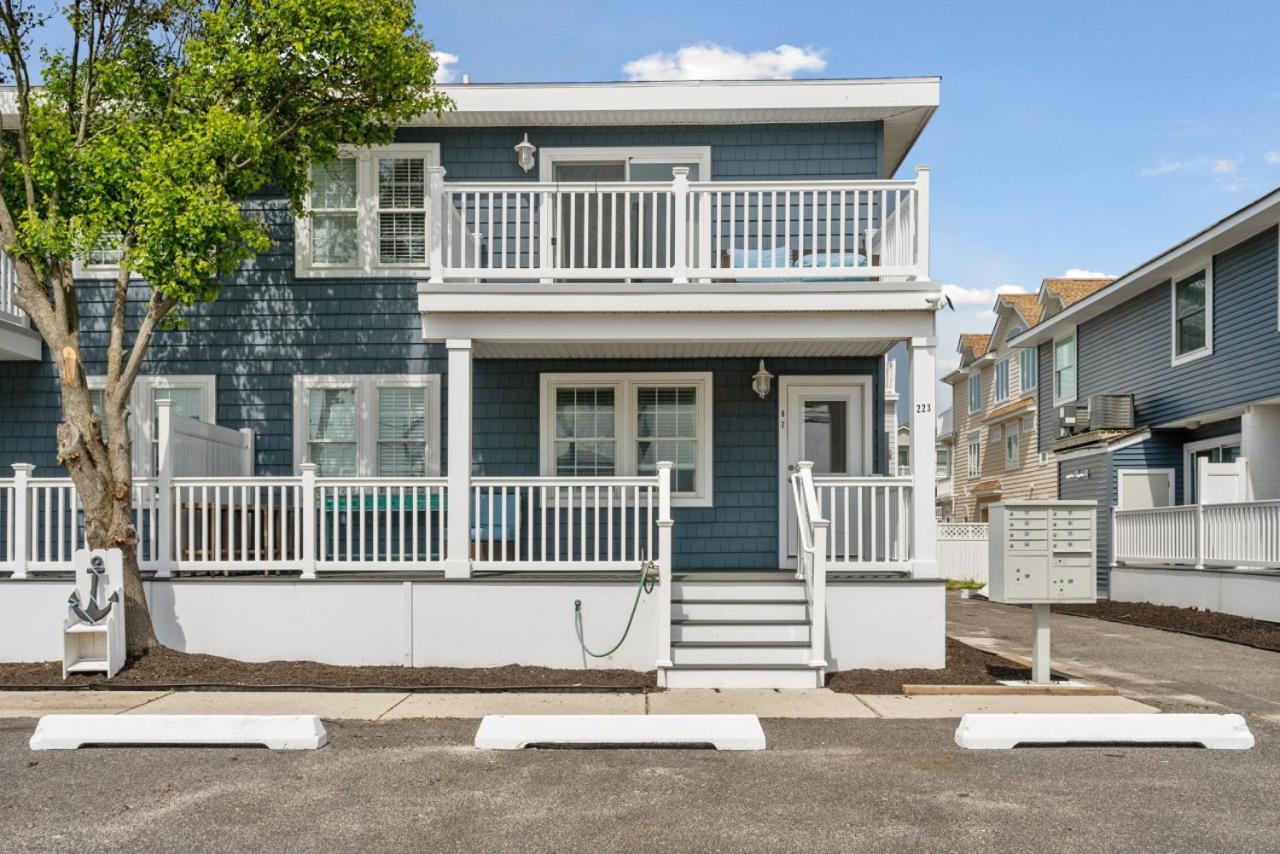 Beach Block Parking Modern Decor Porch Brigantine Eksteriør bilde