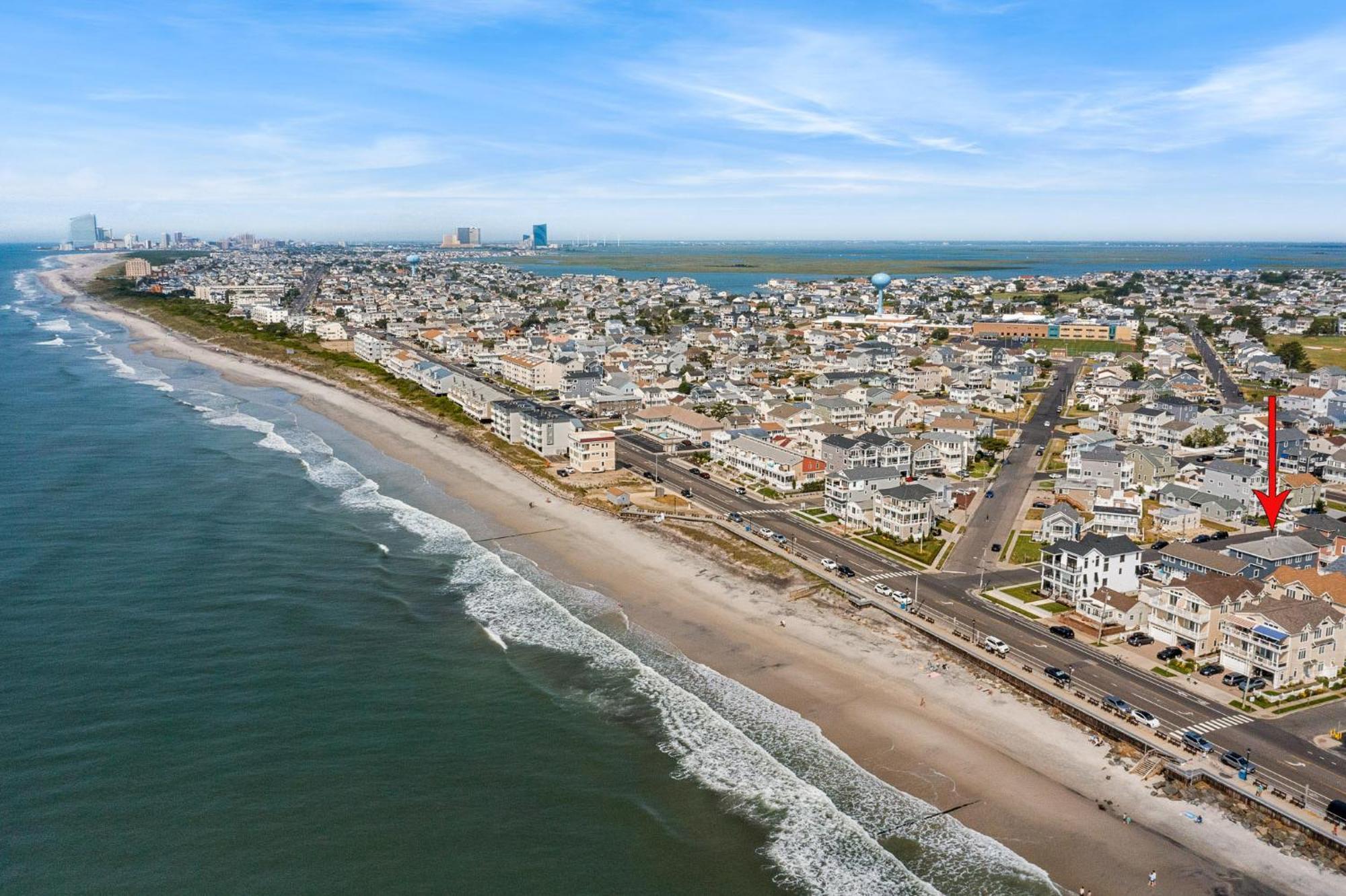 Beach Block Parking Modern Decor Porch Brigantine Eksteriør bilde