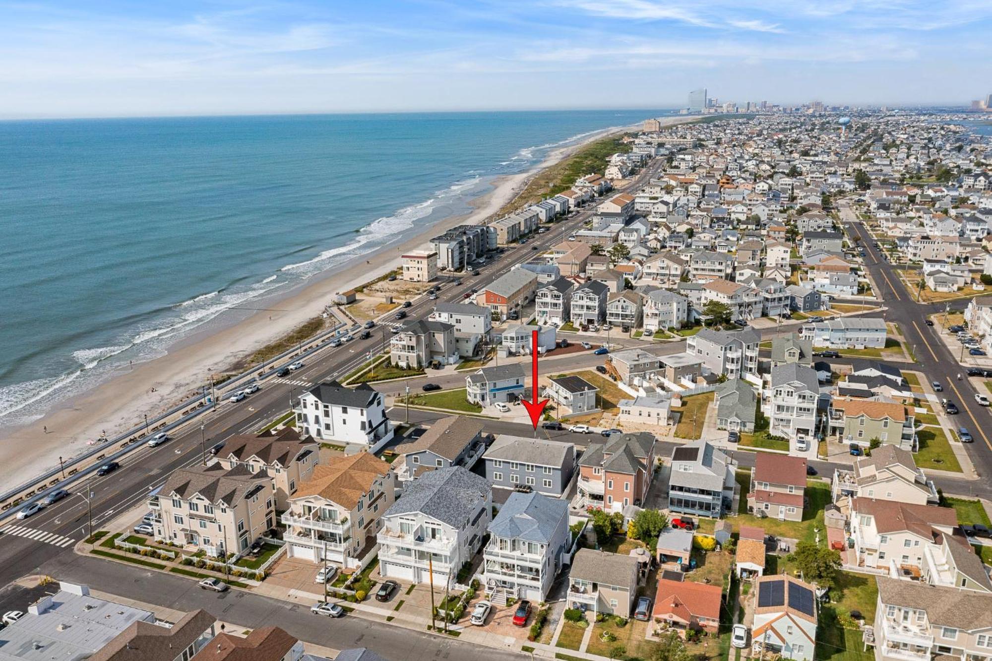 Beach Block Parking Modern Decor Porch Brigantine Eksteriør bilde