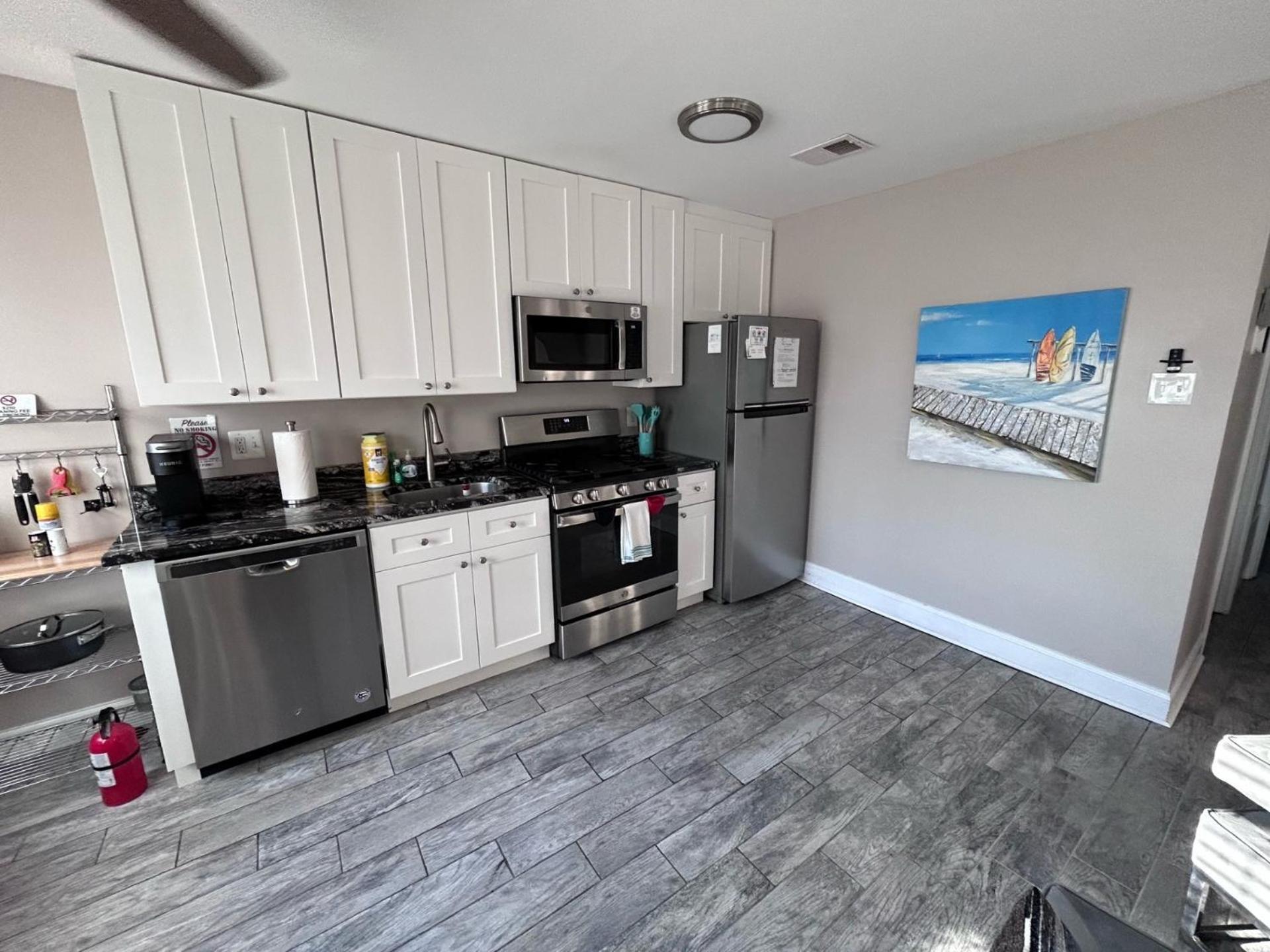 Beach Block Parking Modern Decor Porch Brigantine Eksteriør bilde