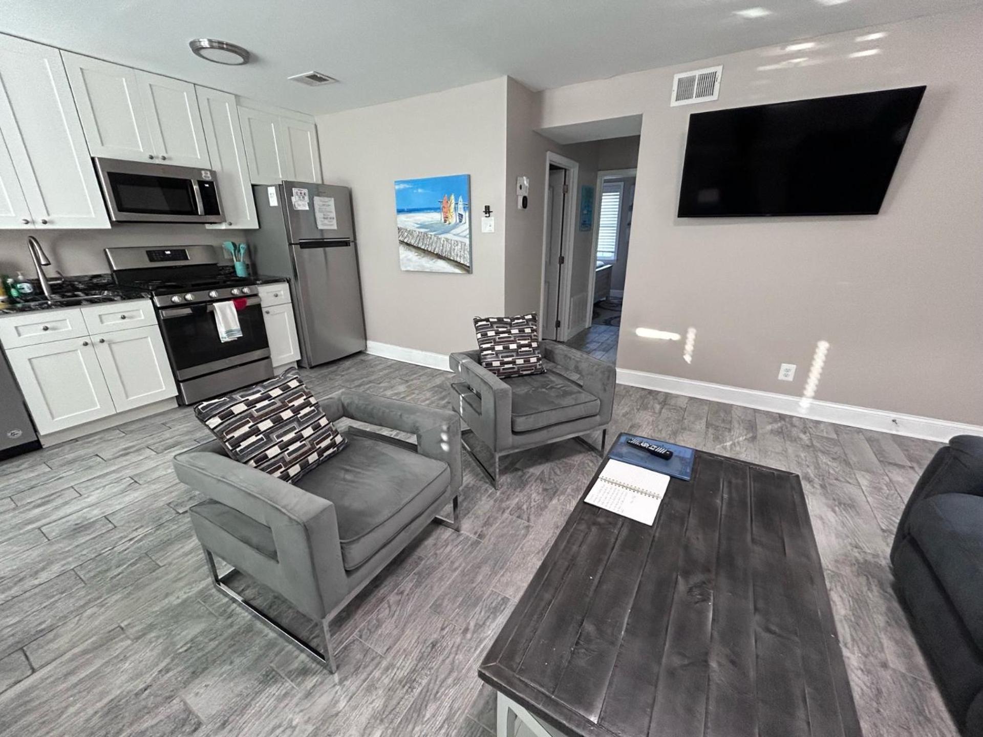 Beach Block Parking Modern Decor Porch Brigantine Eksteriør bilde