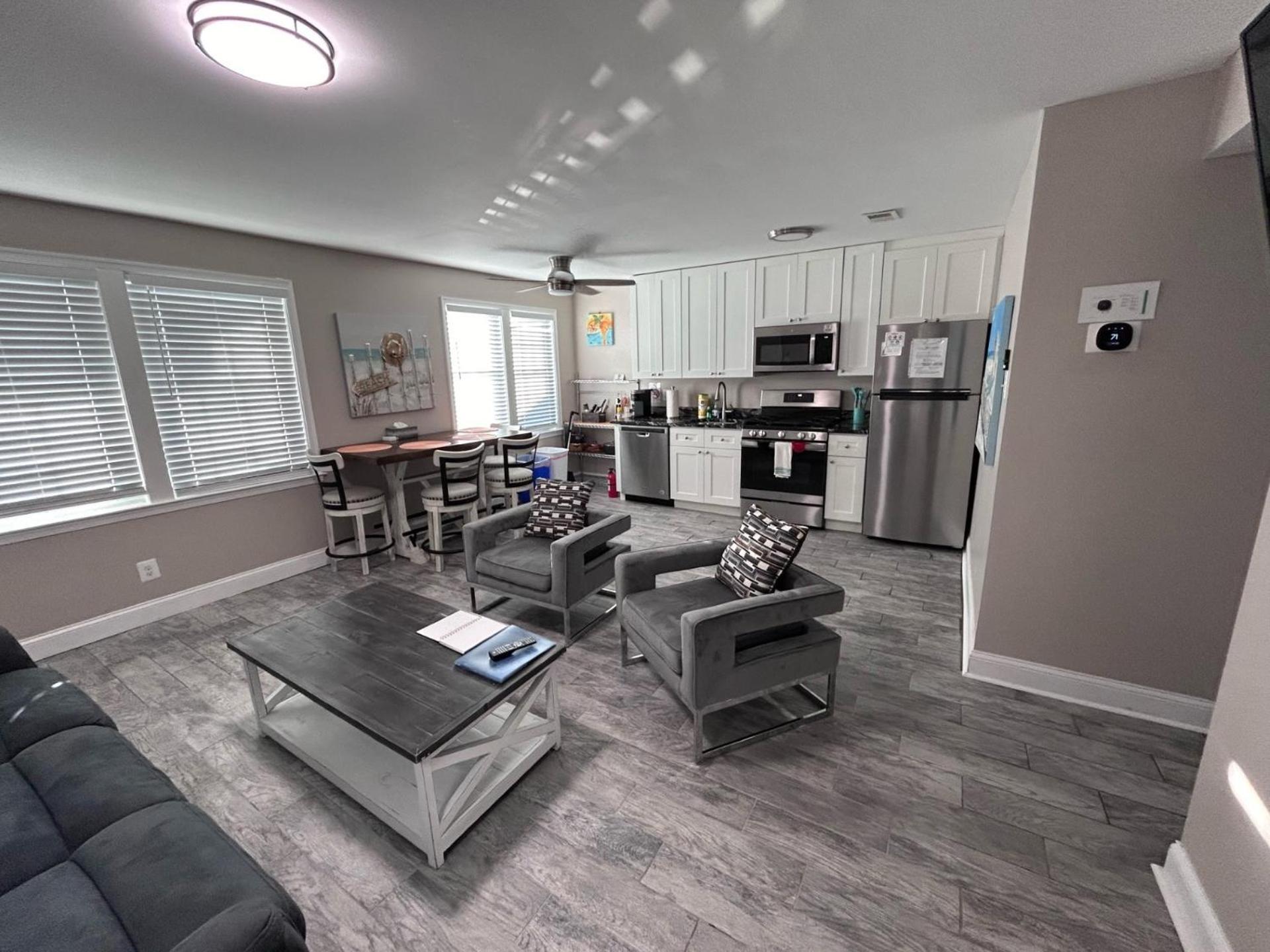 Beach Block Parking Modern Decor Porch Brigantine Eksteriør bilde