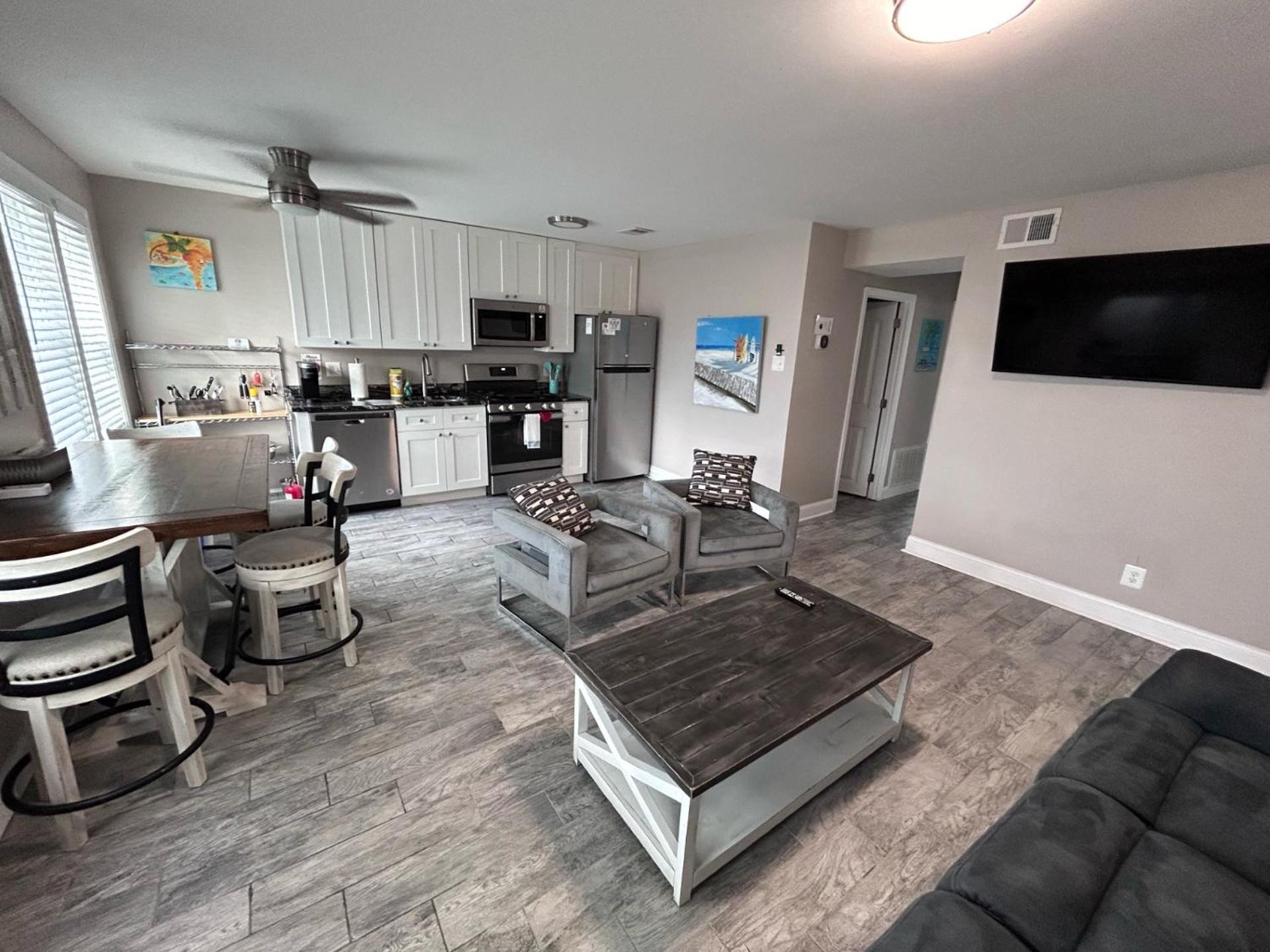Beach Block Parking Modern Decor Porch Brigantine Eksteriør bilde